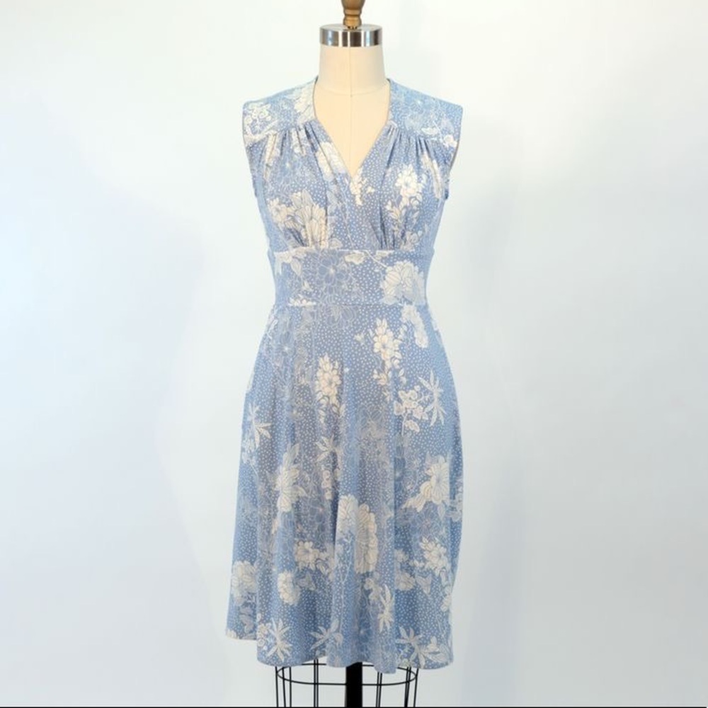 Karina Dresses blue floral Nora Dress sz XL - nwot